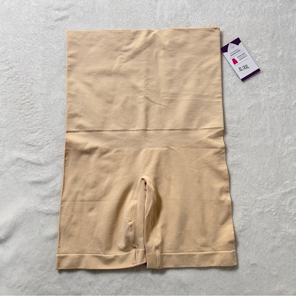 EMPETUA High Waisted Shaper Shorts Nude Sz XL/XXL - Picture 5 of 8